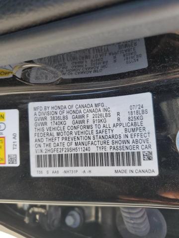 2025 HONDA CIVIC LX #3285801650