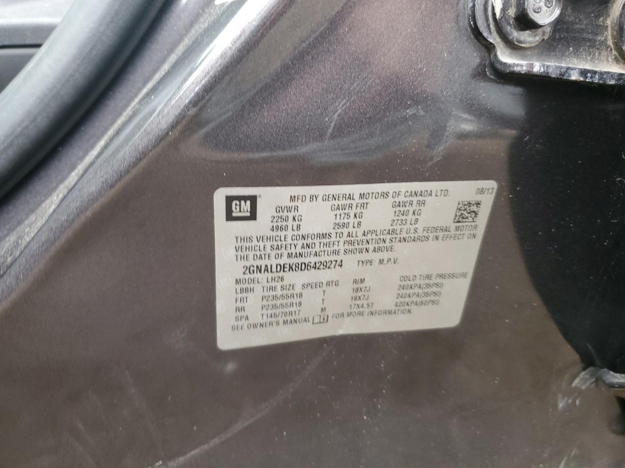 CHEVROLET EQUINOX LT