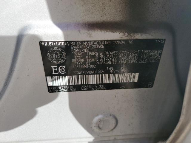 2013 TOYOTA RAV4 XLE - 2T3WFREV8DW072924