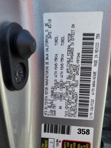 2018 TOYOTA TACOMA DOU #3292550718