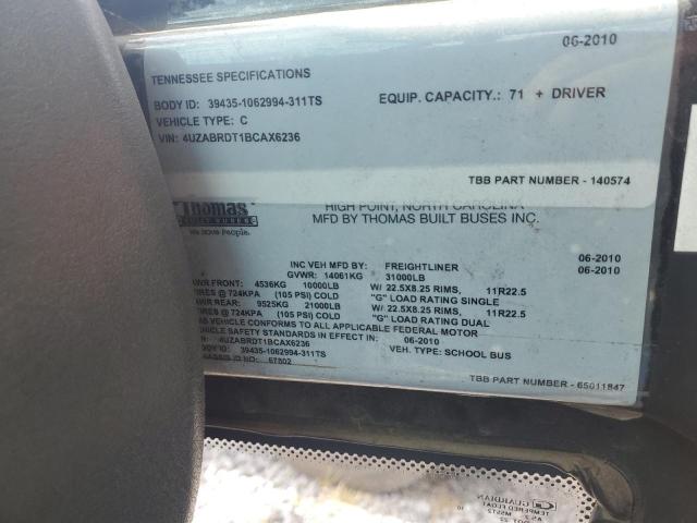 2011 FREIGHTLINER SAF-T-LINER C2 #3285697652