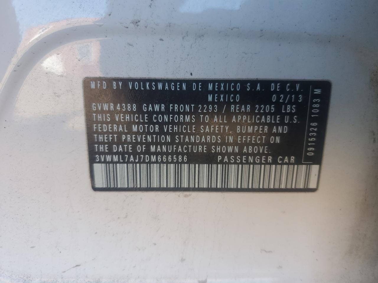 VOLKSWAGEN JETTA TDI