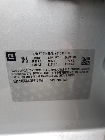 2013 CHEVROLET MALIBU LS #3301609657