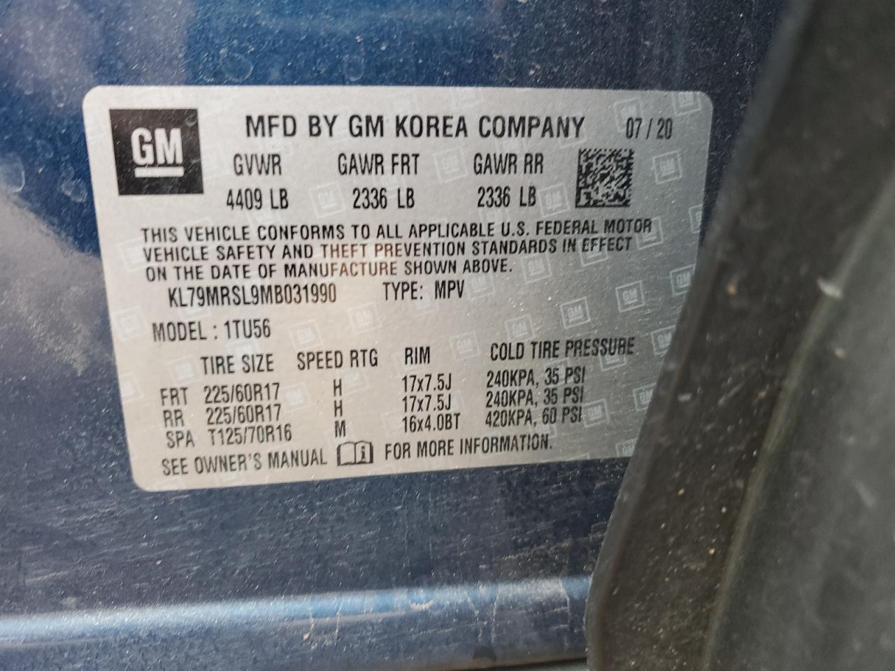 CHEVROLET TRAILBLAZER LT