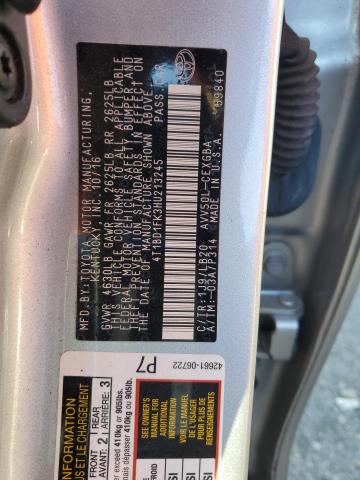 2017 TOYOTA CAMRY HYBR 4T1BD1FK3HU213245