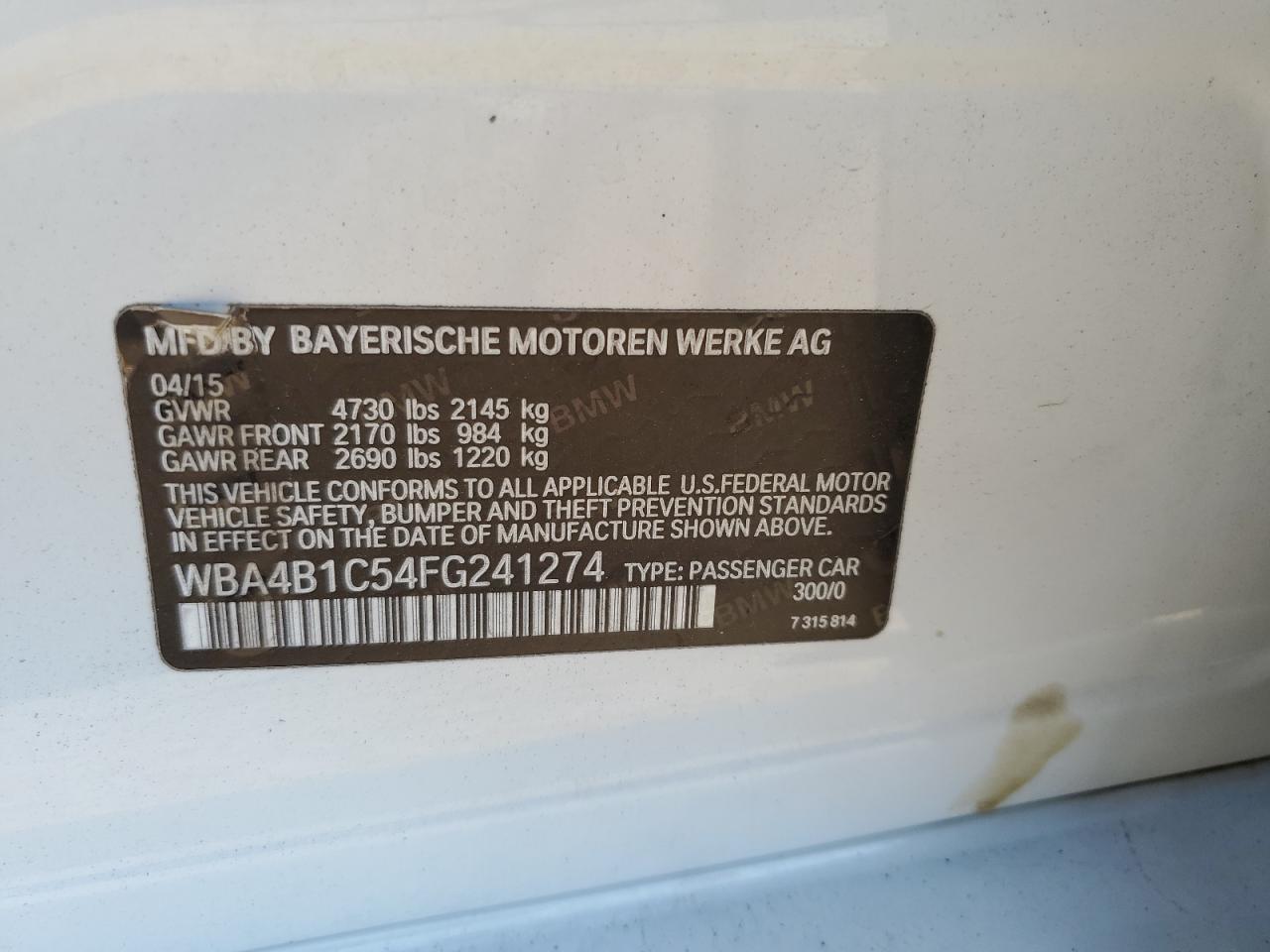 BMW 4 SERIES GRAN COUPE I GRAN COUPE