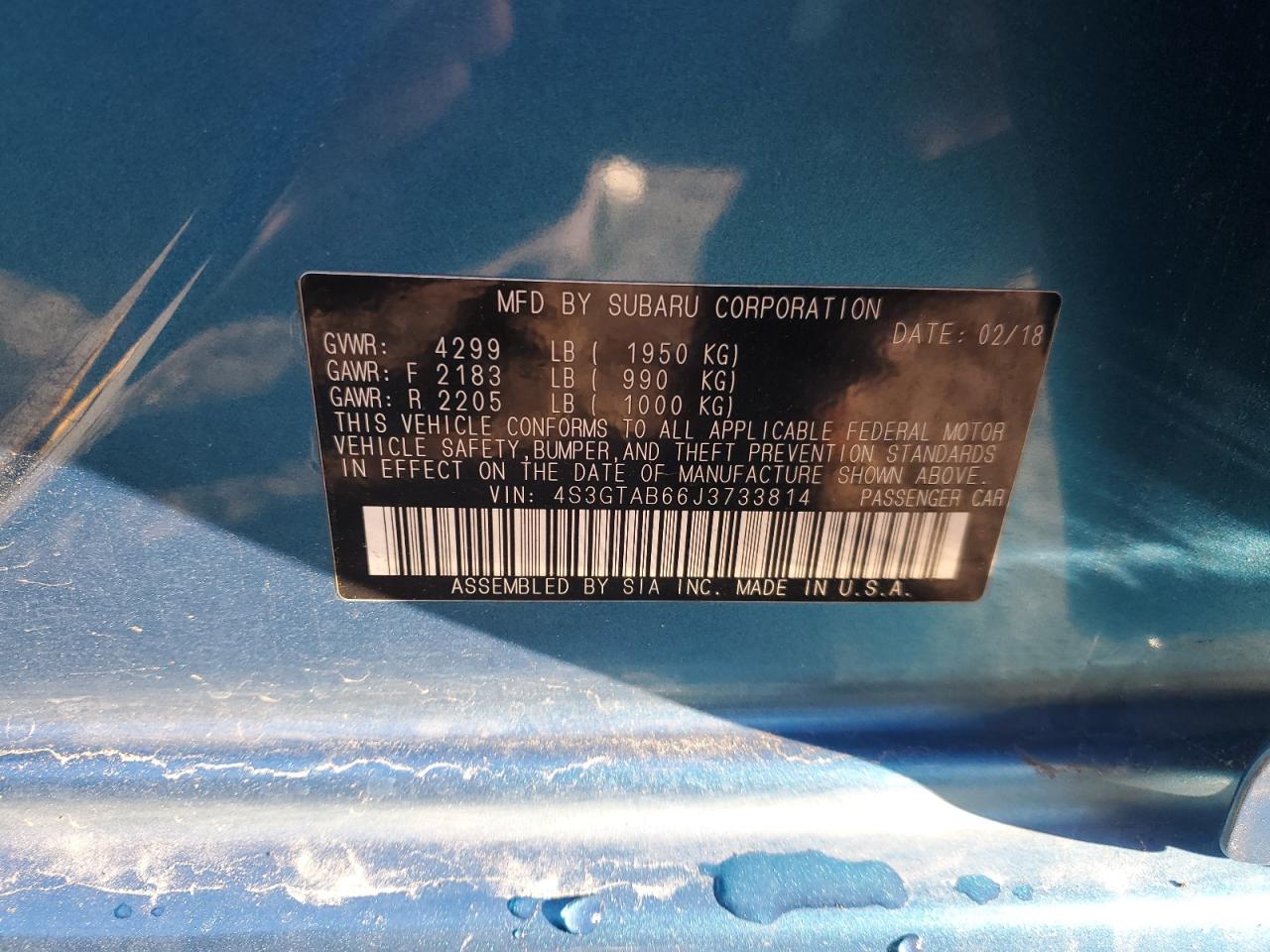 SUBARU IMPREZA PREMIUM