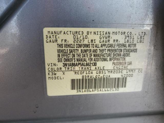 2010 NISSAN SENTRA 2.0 - 3N1AB6AP5AL662130