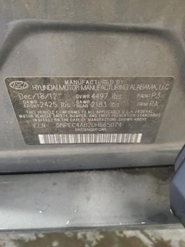 2013 HYUNDAI SONATA SE - 5NPEC4AB2DH665074