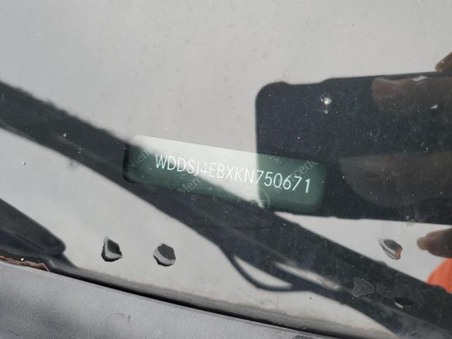 2019 MERCEDES-BENZ CLA 250 WDDSJ4EBXKN750671