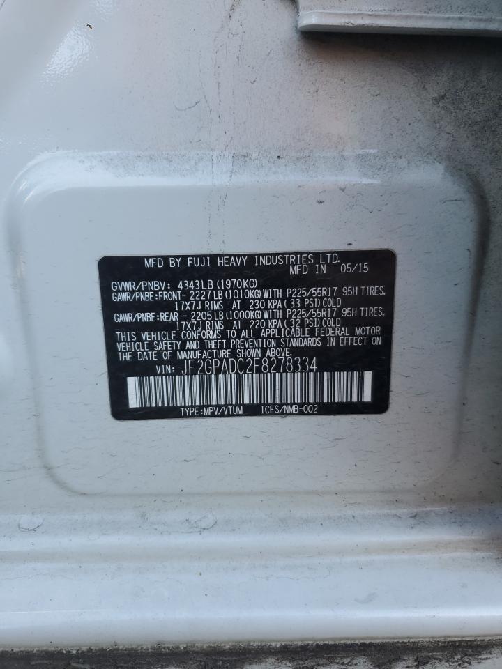 SUBARU XV 2.0 PREMIUM