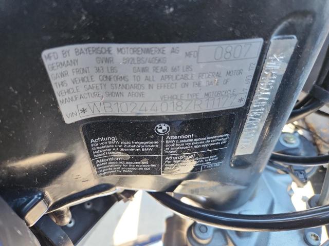 2008 BMW F800 ST WB10244018ZR11177