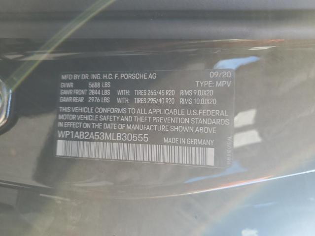 2021 PORSCHE MACAN S WP1AB2A53MLB30555