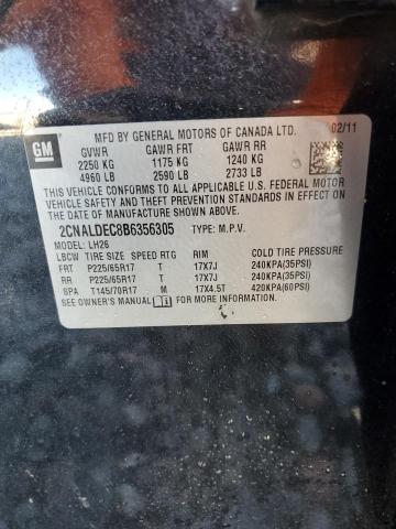 2011 CHEVROLET EQUINOX LT - 2CNALDEC8B6356305