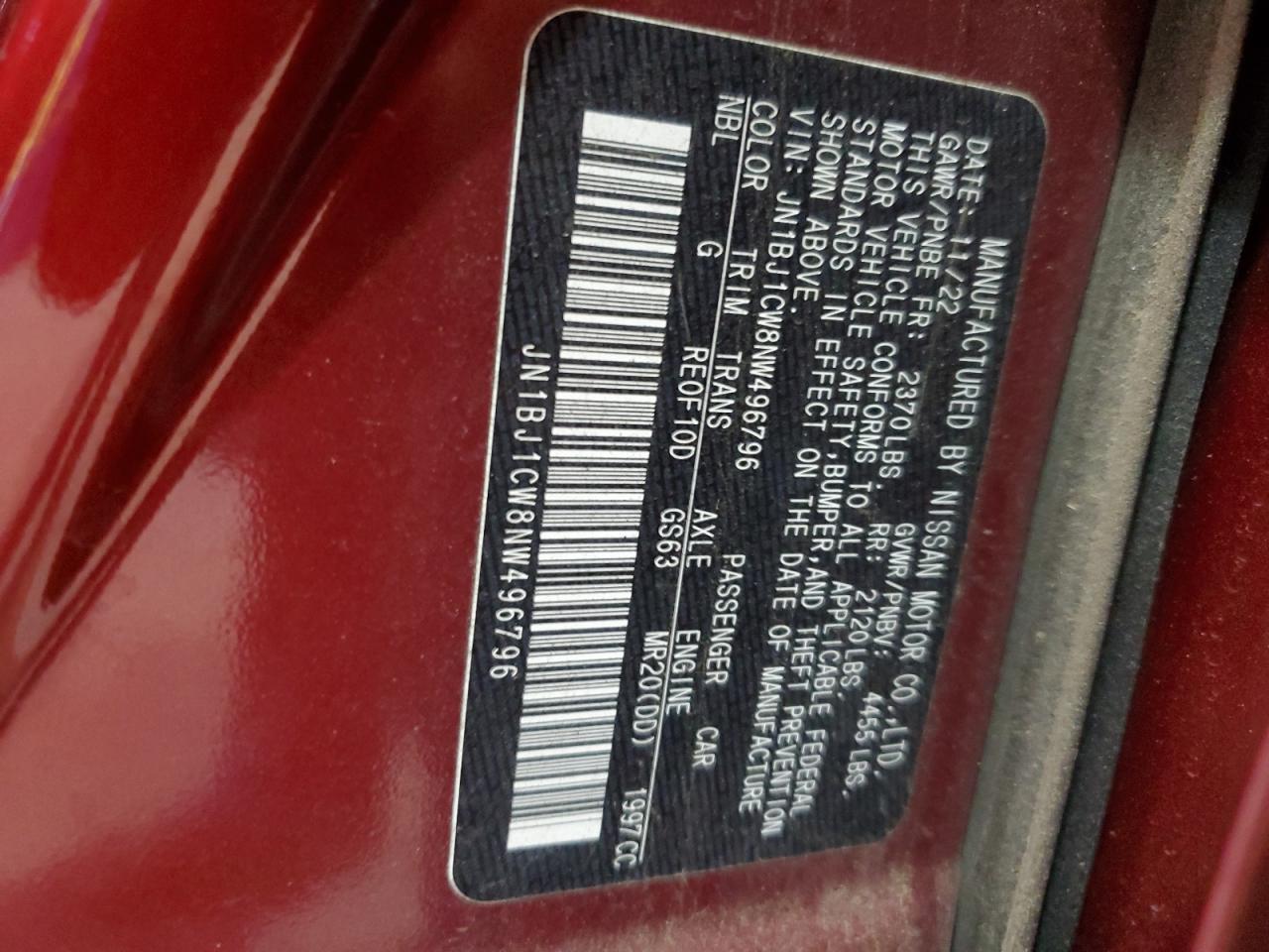 NISSAN ROGUE SPORT SL