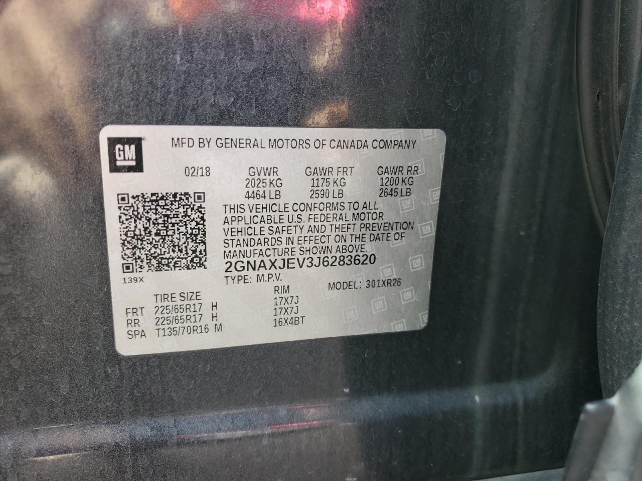 CHEVROLET EQUINOX LT