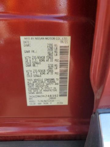 2015 NISSAN MURANO S - 5N1AZ2MH2FN248392