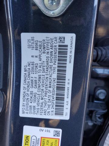 2025 HONDA CIVIC SPOR #3286682291