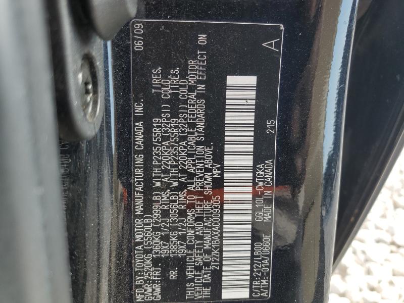 2010 LEXUS RX 350 - 2T2ZK1BAXAC009305