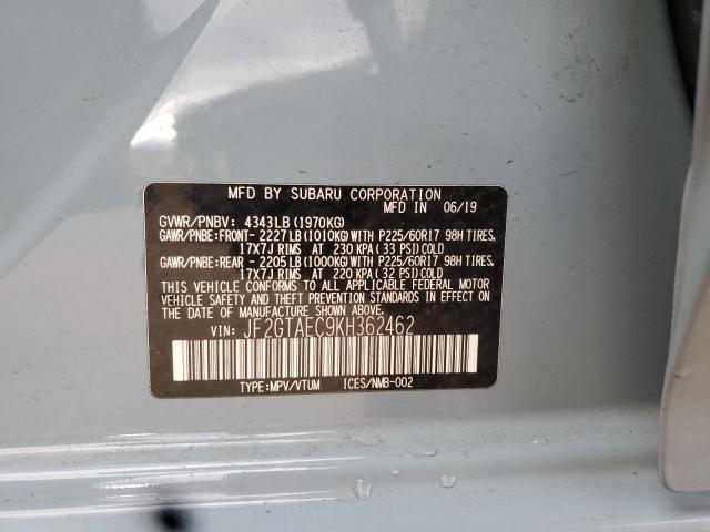 2019 SUBARU CROSSTREK #3287610018