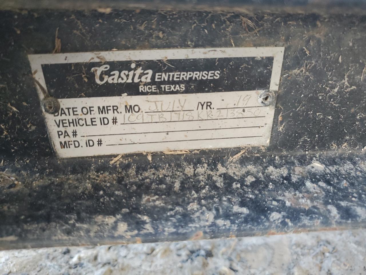 Lot #3282459572 2019 CASITA CAMPER