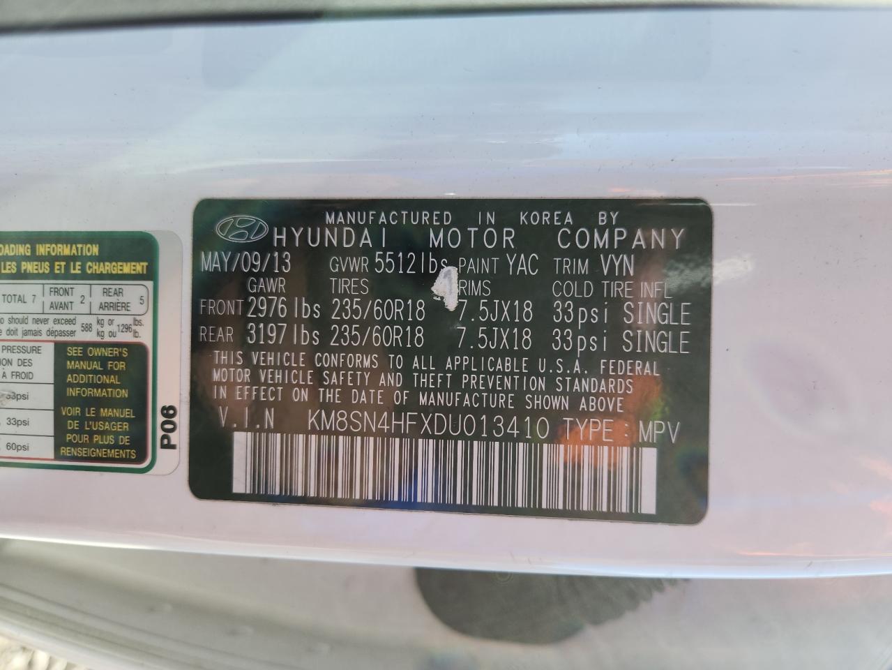 HYUNDAI SANTA FE GLS