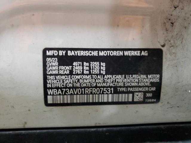 2024 BMW 430XI GRAN - WBA73AV01RFR07531