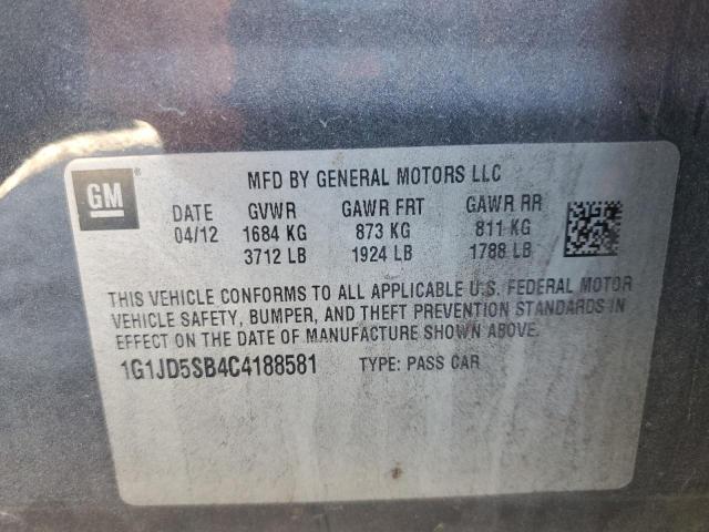 2012 CHEVROLET SONIC #3290297214