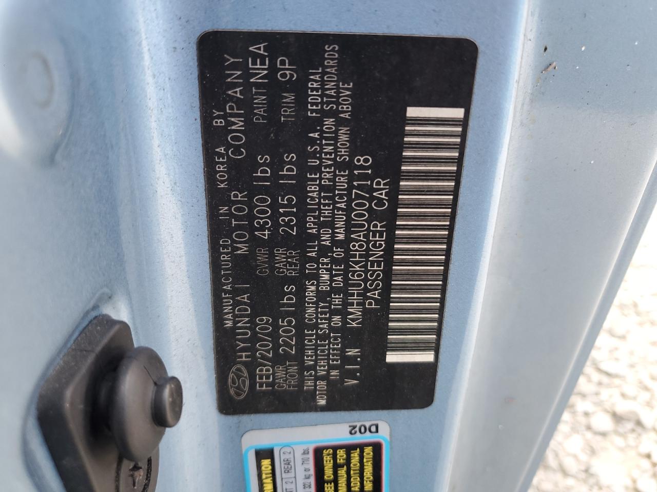 HYUNDAI GENESIS 3.8L