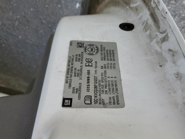 2011 CHEVROLET SILVERADO - 1GC1KVCG0BF124337