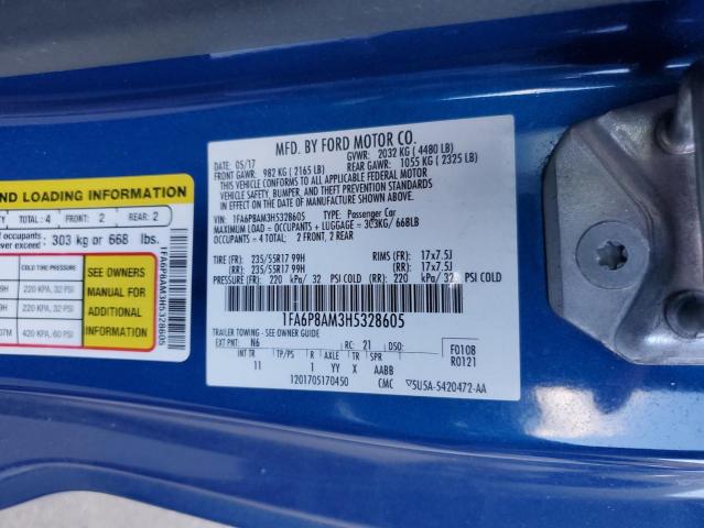 2017 FORD MUSTANG #3292304264