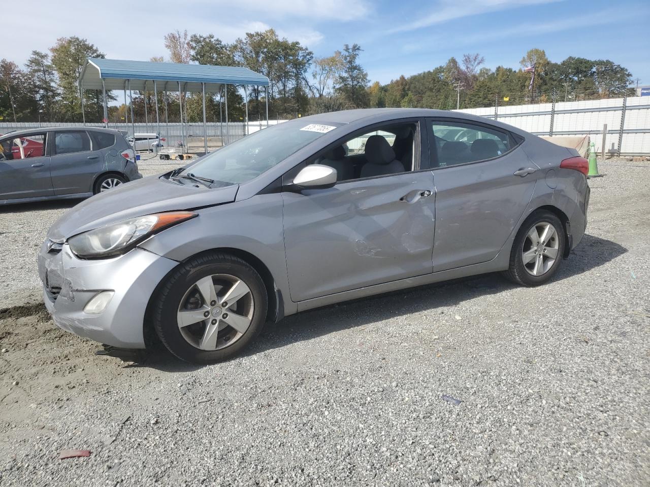 Lot #3284027810 2013 HYUNDAI ELANTRA GL