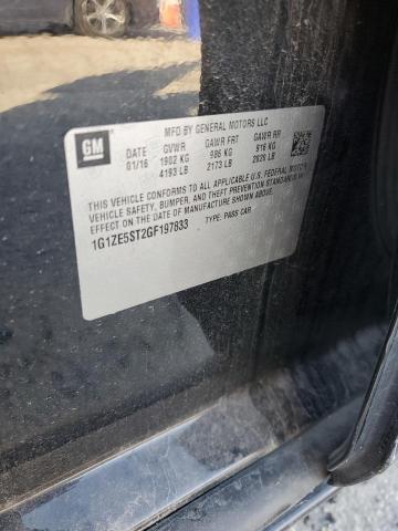 2016 CHEVROLET MALIBU LT - 1G1ZE5ST2GF197833