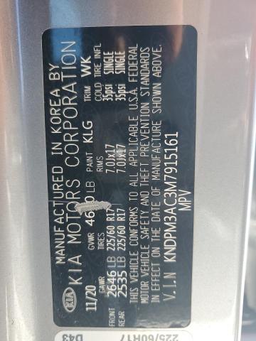 2021 KIA SPORTAGE L #3293532434