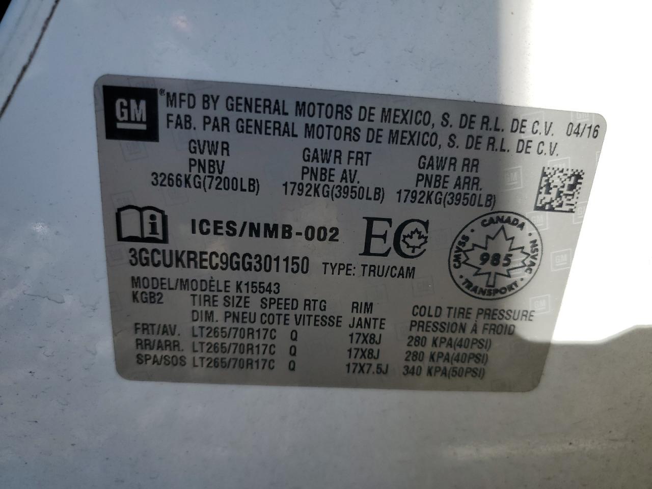 CHEVROLET SILVERADO K1500 LT