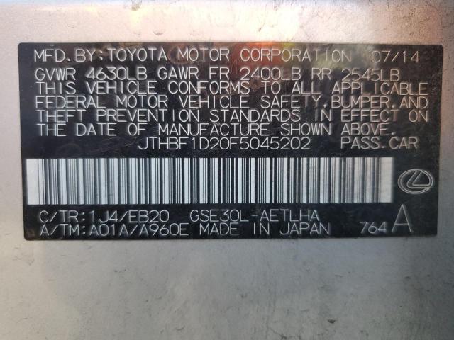 2015 LEXUS IS 250 #3302632021