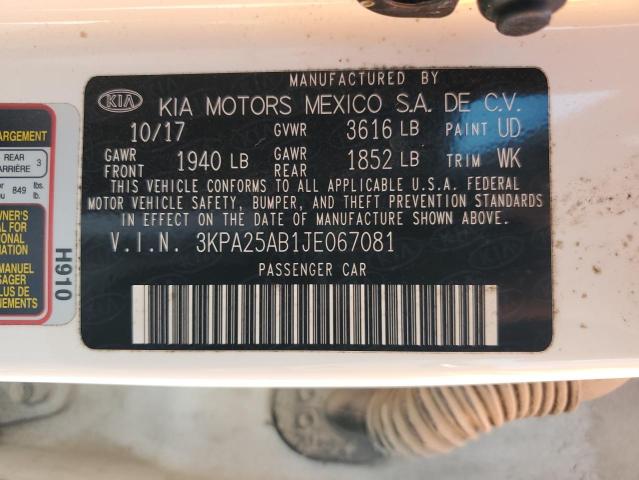 2018 KIA RIO LX - 3KPA25AB1JE067081