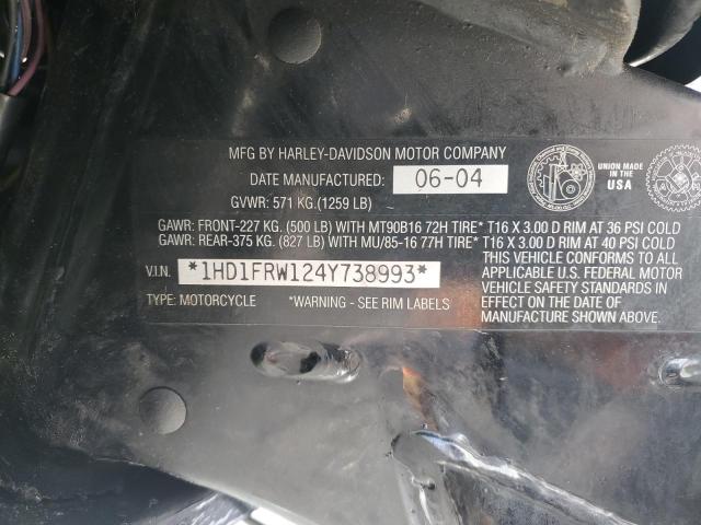 2004 HARLEY-DAVIDSON FLHRCI - 1HD1FRW124Y738993