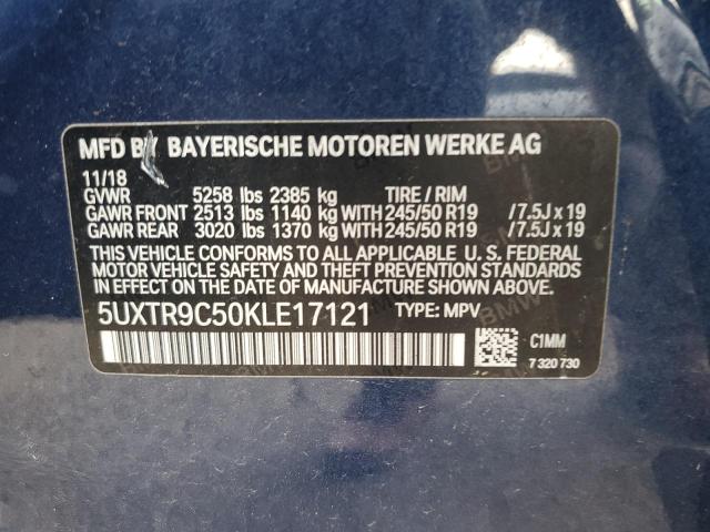 2019 BMW X3 XDRIVE30I #3302948611