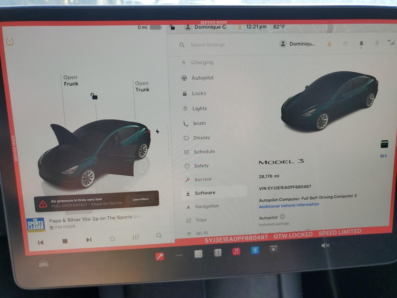 Lot #3317684172 2023 TESLA MODEL 3