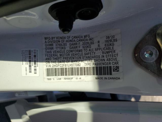 2020 HONDA CIVIC SPOR #3302743011