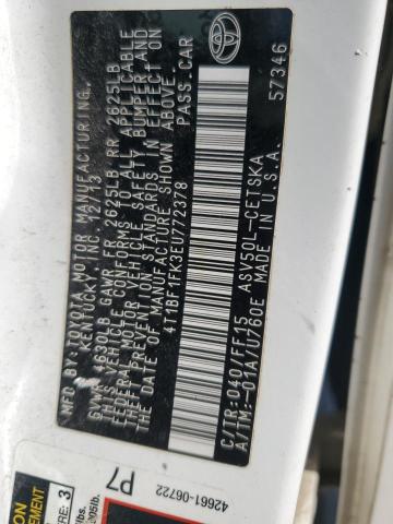 2014 TOYOTA CAMRY L #3270779879