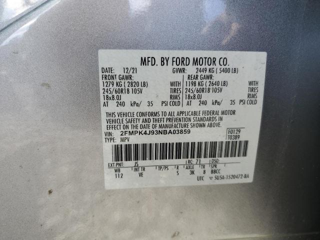 2022 FORD EDGE SEL #3301860958