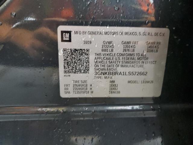 2020 CHEVROLET BLAZER 1LT - 3GNKBBRA1LS572662