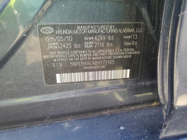 2011 HYUNDAI SONATA GLS #3301779333