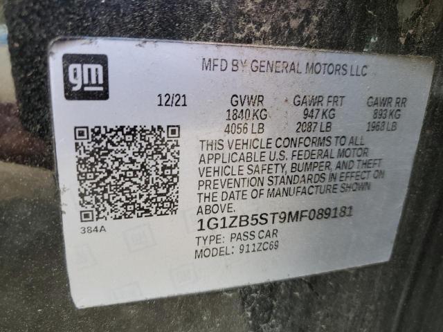 2021 CHEVROLET MALIBU LS #3284805527