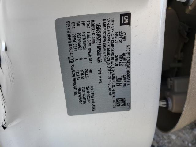 2011 CHEVROLET SUBURBAN K - 1GNSKKE31BR337459