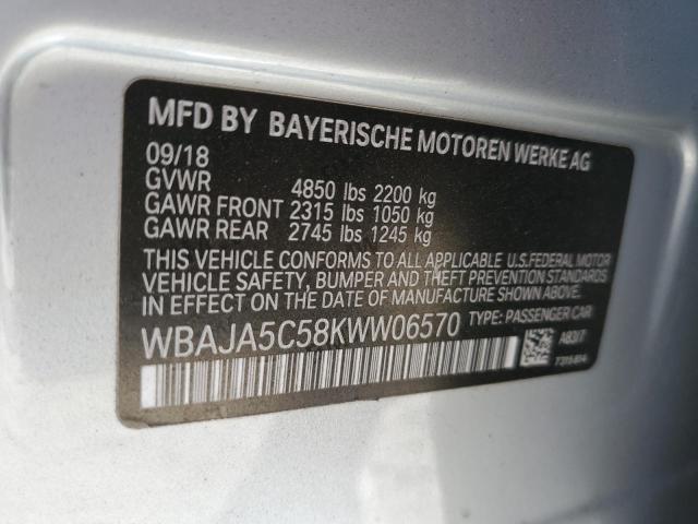 2019 BMW 530 I - WBAJA5C58KWW06570