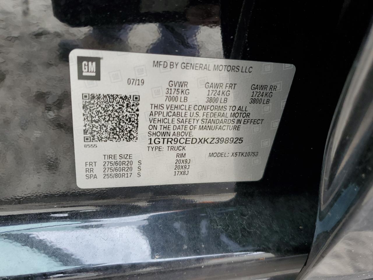 GMC SIERRA K1500 ELEVATION