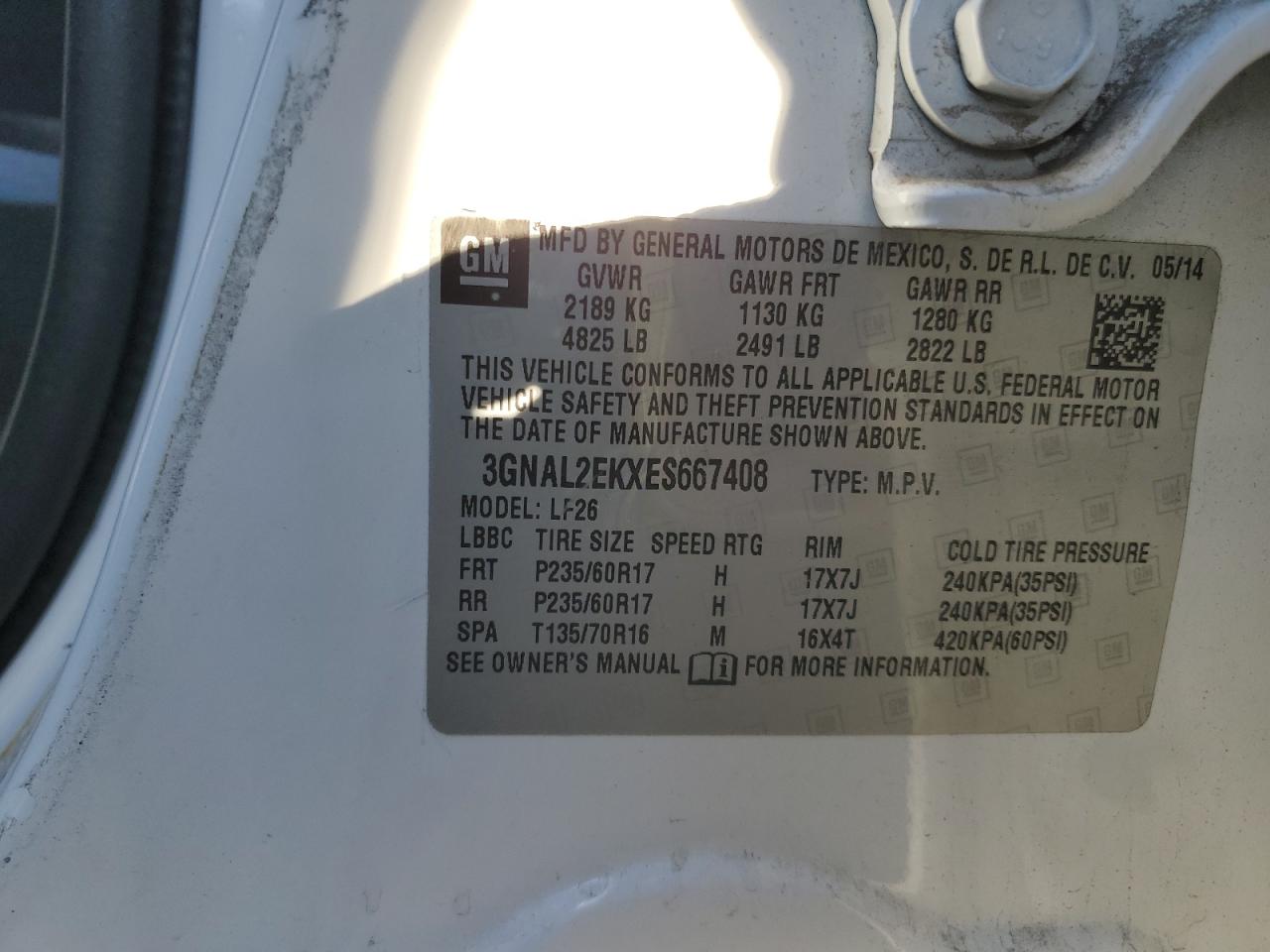 CHEVROLET CAPTIVA LS